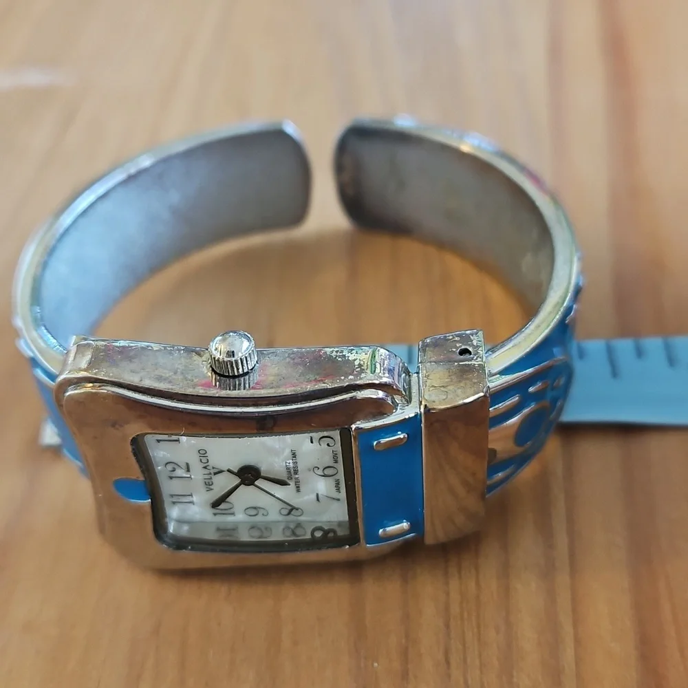 Vellacio Buckle Cuff Bracelet Watch OS
